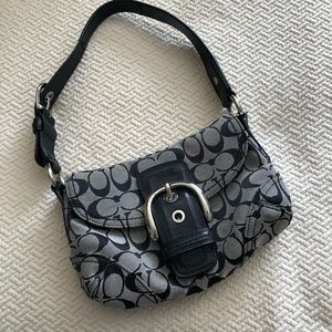 Coach black and Gray shoulder bag